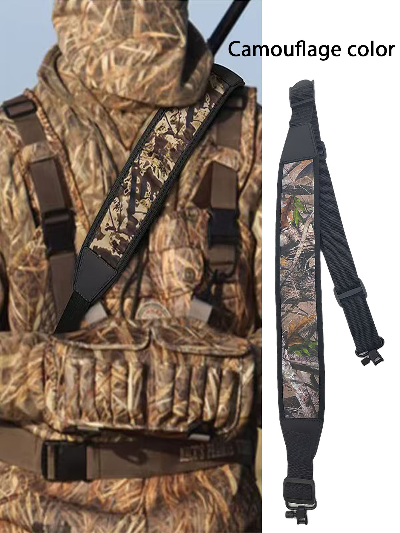 Hunting Outdoors - حزام كتف للصيد متعدد الوظائف، حزام