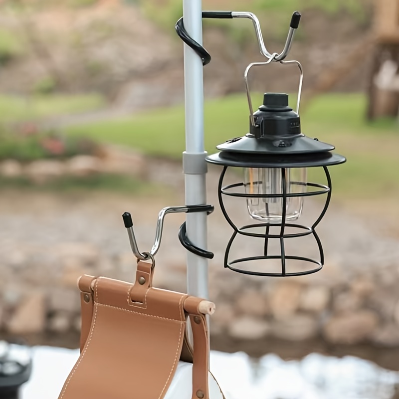 Hunting Outdoor Stores - حامل إضاءة من الفولاذ المقاوم للصدأ