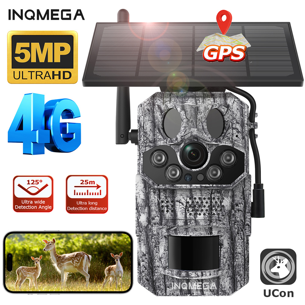 Outdoor Hunting Video Camera - INQMEGA4G 2K 5MP PIR الحركة المنشط