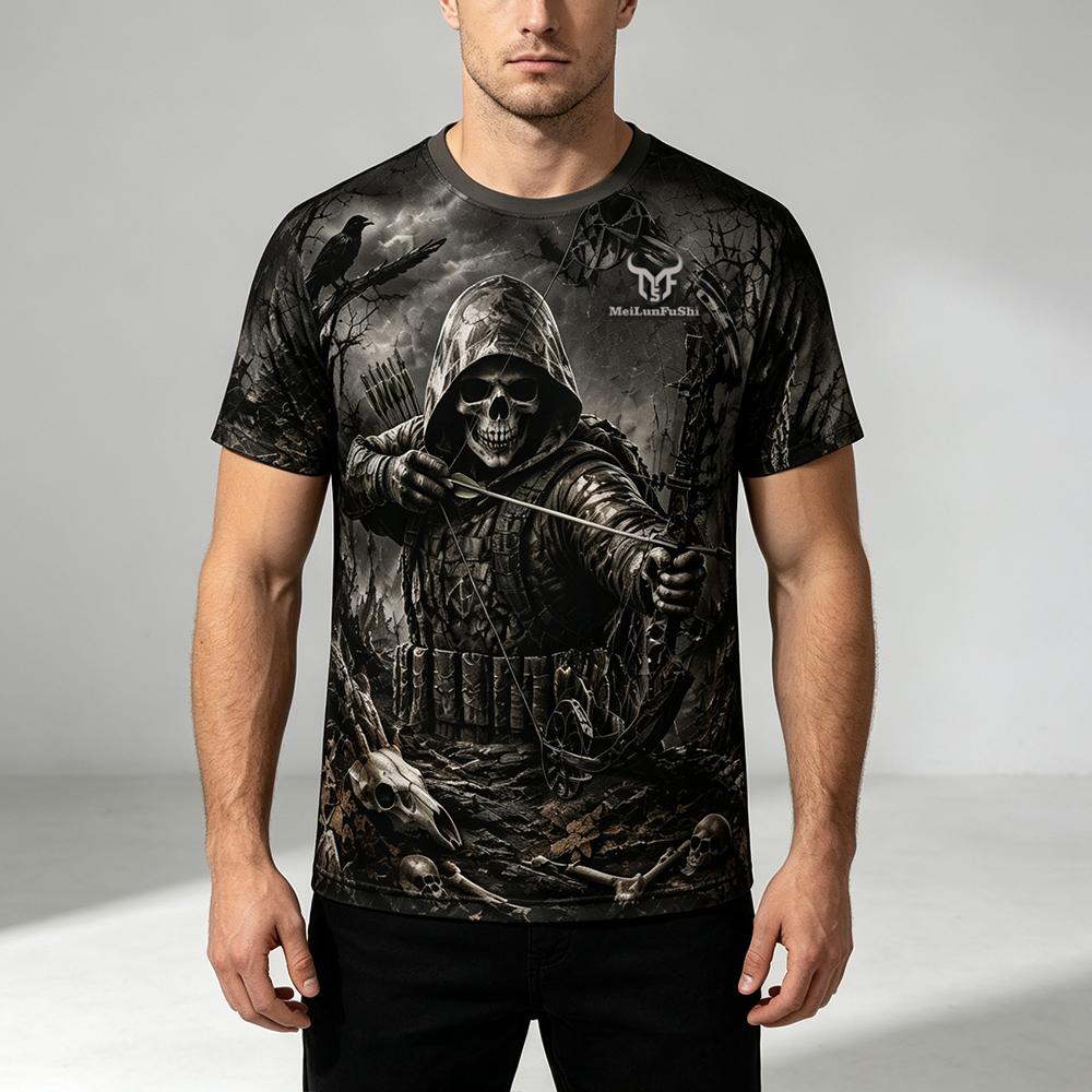 تي شيرت بطباعة ثلاثية الأبعاد  - مراجعة Outdoor Hunting Graphic Tees وسعره