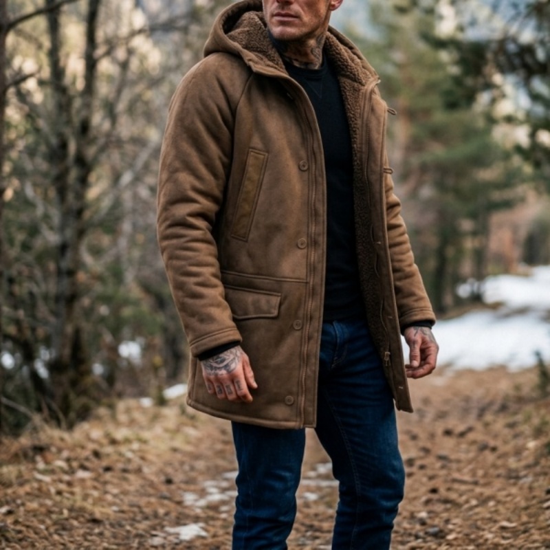 جاكيت شتوي جديد للرجال مبطن با - مراجعة Men'S Outdoor Hunting Jacket وسعره