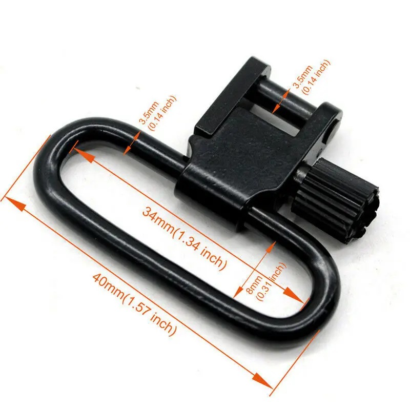 حلقة تثبيت سلاح سريعة الفصل بن - مراجعة Rifle Sling Swivel وسعره