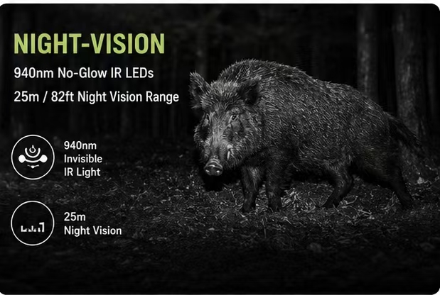 كاميرا تتبع الحياة البرية تعمل - مراجعة Outdoor Hunting Video Camera وسعره