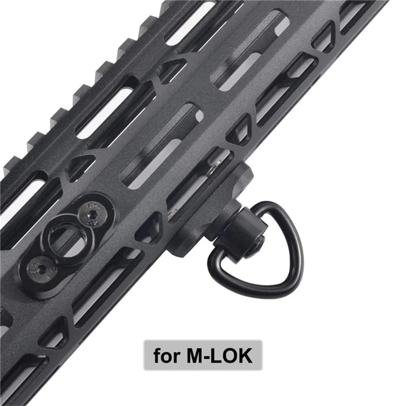 1/2 قطعة زر الضغط في البندقية  - مراجعة Rifle Sling Swivel وسعره