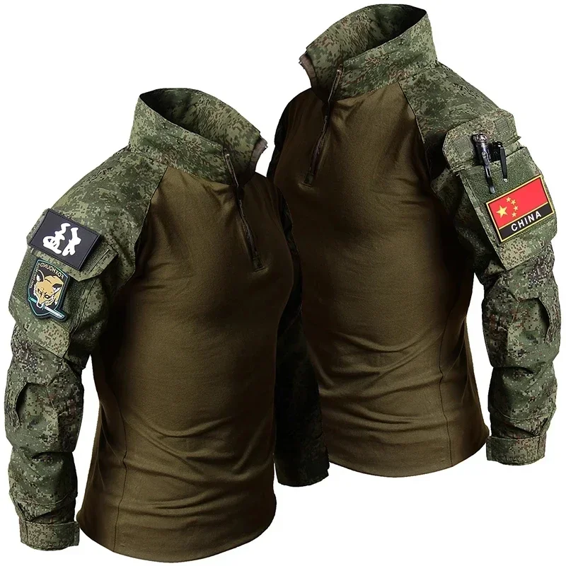 RU كامو التكتيكية موحدة في اله - مراجعة Hunting Outdoor Pants وسعره