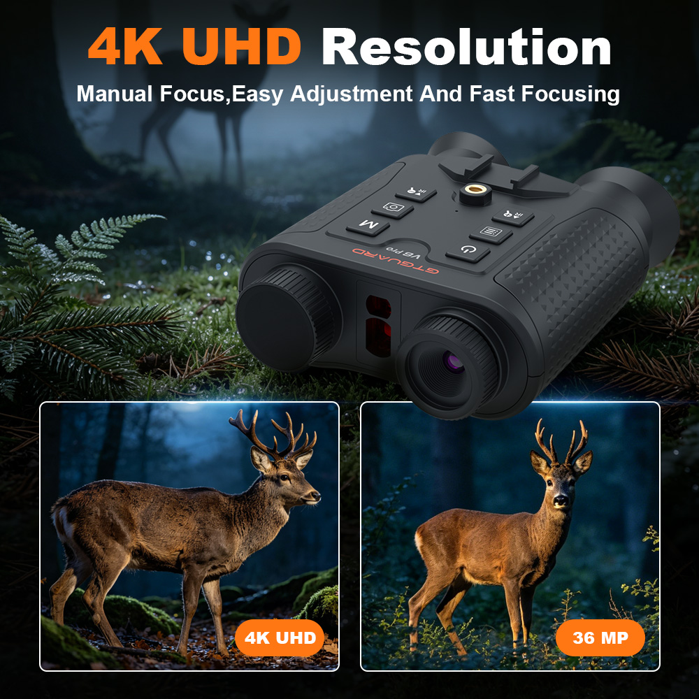 مناظير للرؤية الليلية بدقة 4K  - مراجعة Hunting Outdoor Day وسعره